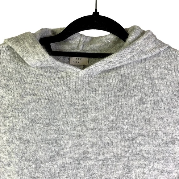 A NEW DAY Heather Gray Hoodie Sweater Dress - NWT - Picture 3 of 16